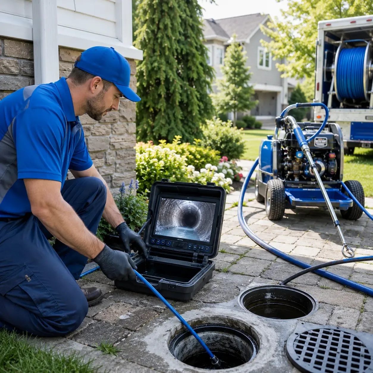 Outdoor drain cleaning professionals serving Banks, OR